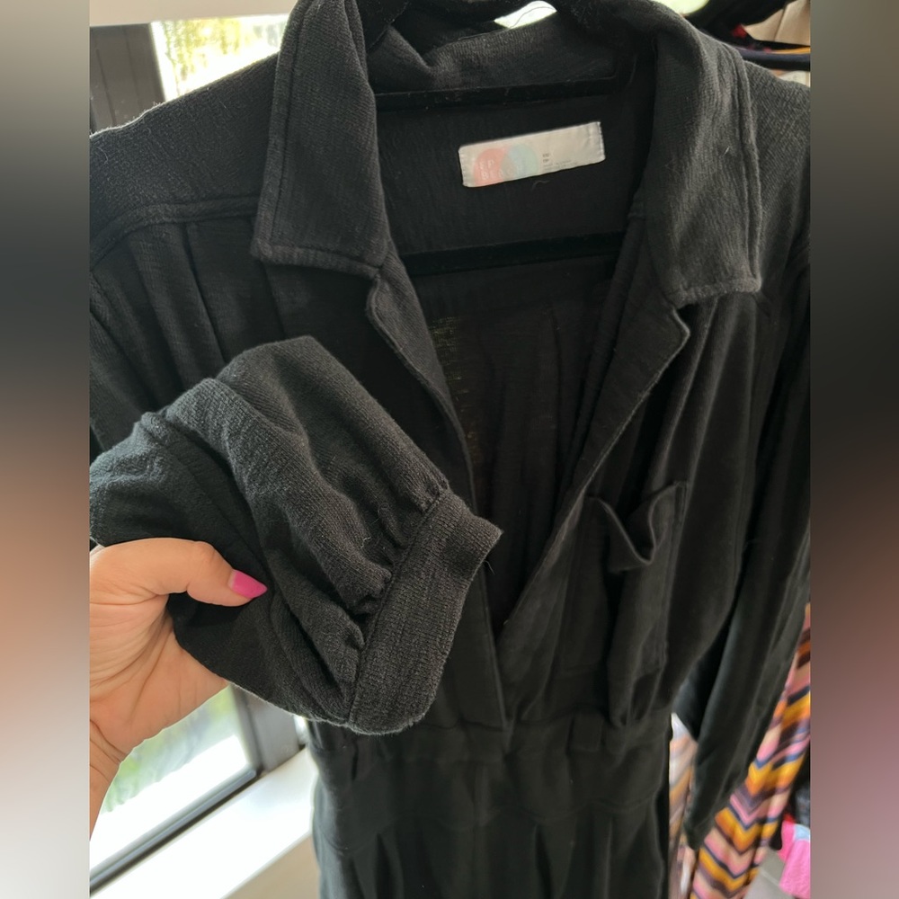Free People - Faye Black Jumpsuit - Picture 4 of 5